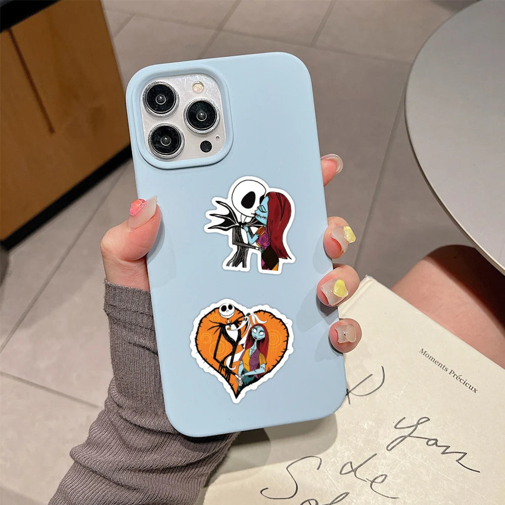 10/30/60pcs Horror Disney Movie The Nightmare Before Christmas Graffiti Stickers DIY Phone Cases Laptop Car Kids Cool Sticker