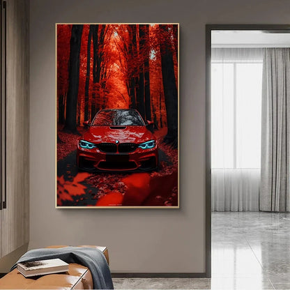 Trending Cars Retro Poster Nissan Skyline Supercar Famous GTR Car  Modern Wall Art Picture Canvas Painting Print Room Home Decor