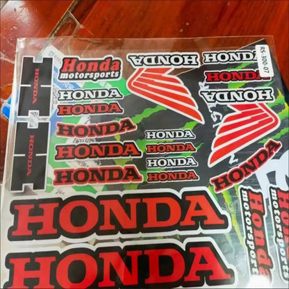 New Motorcycle Side Strip Sticker Car Styling Vinyl Decal for HONDAS Motorcycle Sticker Reflective Stickers Car Decoration