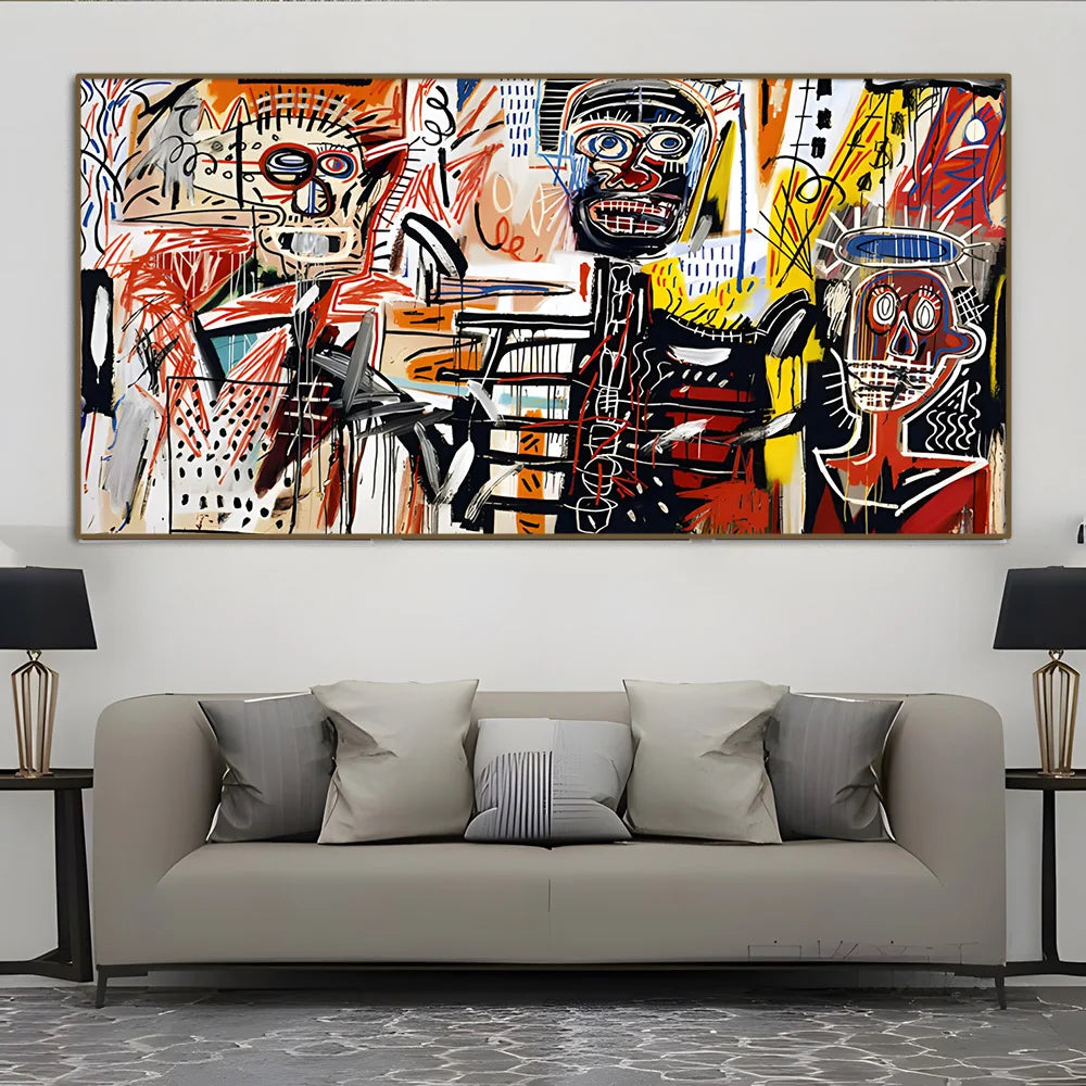 Street Graffiti Abstract Art Canvas Poster Home Wall Art Painting Hanging Prints Pictures Bedroom Living Room Decoration Mural