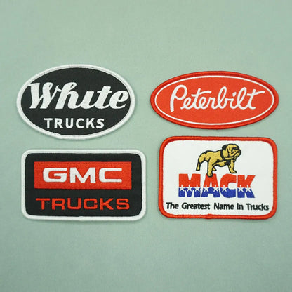 Racing TRUCKS brand logo Embroidered Patches with Hook Backing for Clothes