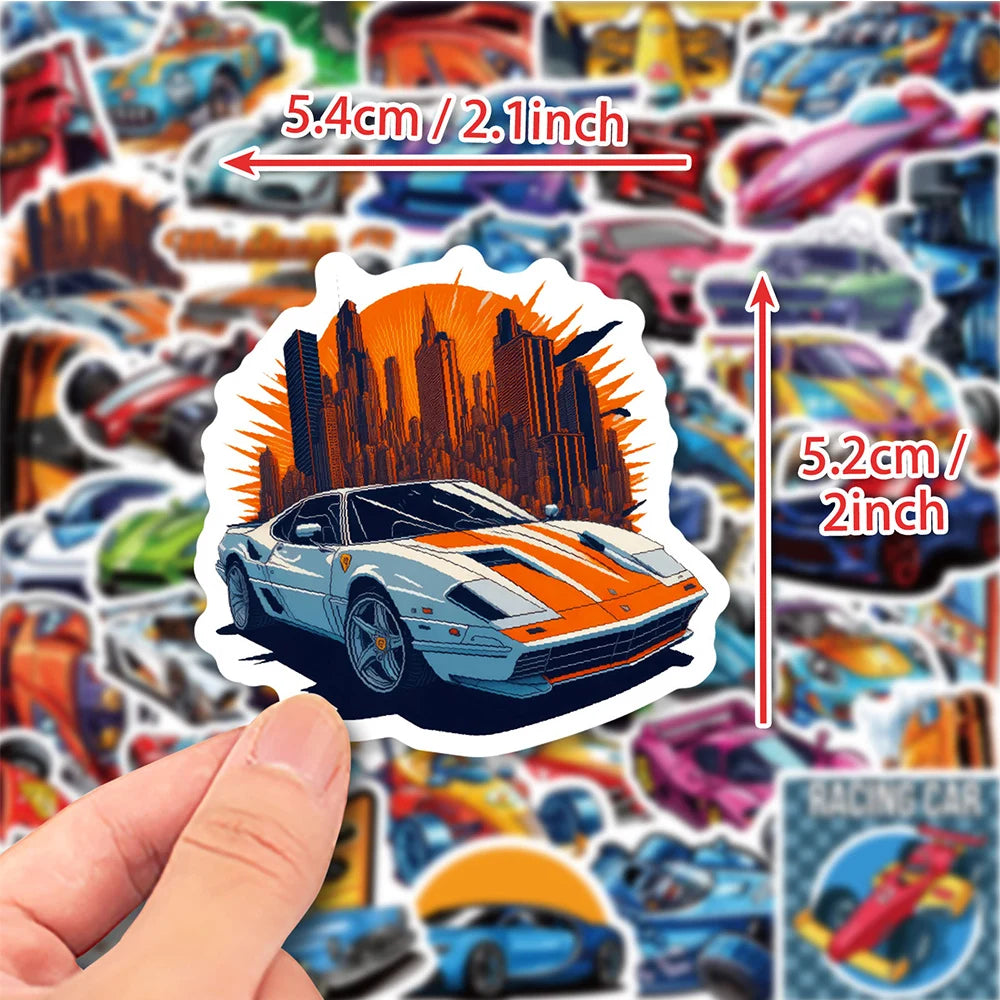 10/30/50pcs Cool JDM Graffiti Stickers Creative Car Styling Sticker for Skateboard Luggage Notebook Window Cartoon Decal Kid Toy