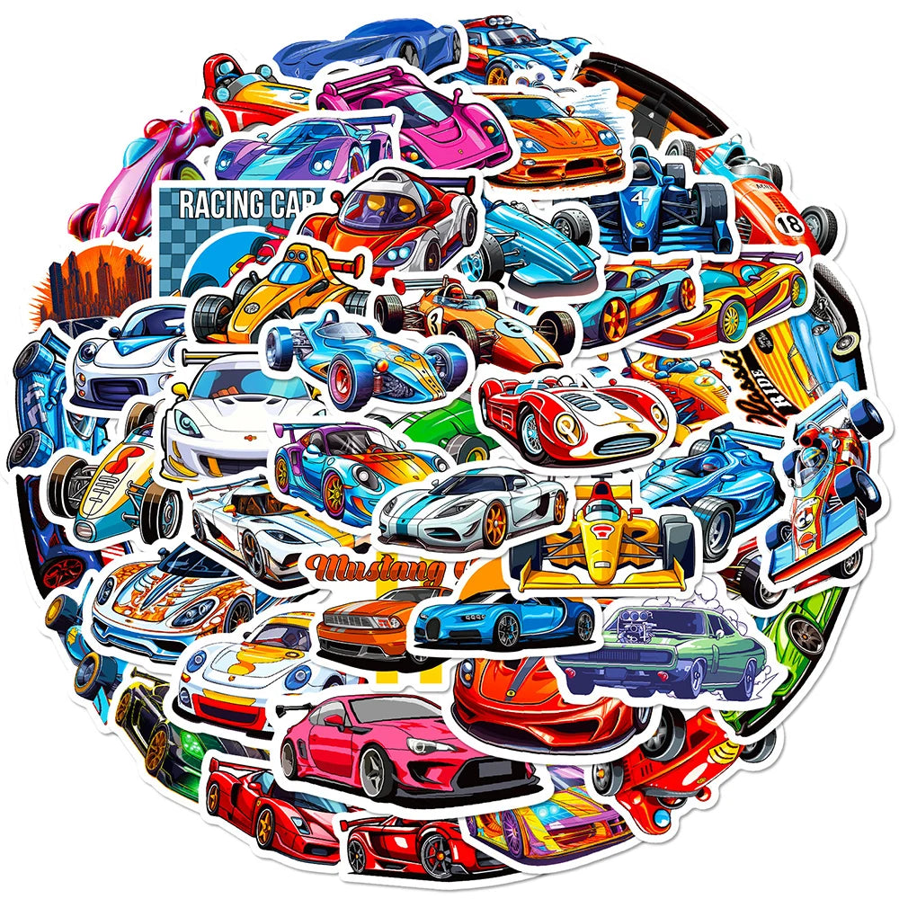 10/30/50pcs Cool JDM Graffiti Stickers Creative Car Styling Sticker for Skateboard Luggage Notebook Window Cartoon Decal Kid Toy